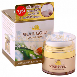 Snail Gold Volume Filler 7 в 1 Улиточный крем с эластином и коллагеном, 15 гр
